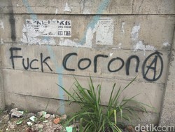 Polisi Selidiki Coretan Bersimbol Anarko di Cimahi
