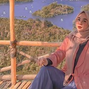 Gamis, Tunik, Hingga Coat, Contek Inspirasi Busana Pastel Nabila Zirus