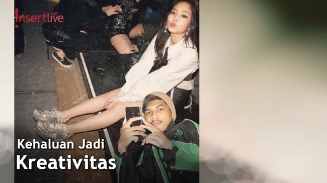 Hobi Edit Foto, Driver Ojol Ini Rebahan Samping Jennie