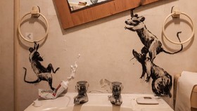 Banksy Ungkap Karya Terbaru saat Kerja dari Rumah kala Corona
