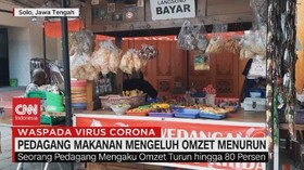 VIDEO: Pedagang Makanan Mengeluh Omzet Menurun