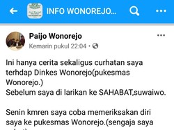 Curhat Warga Khawatir Terjangkit Corona Tapi Ditolak Periksa di Puskesmas