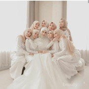 Tutorial Hijab Bridesmaid Simple dan Elegan