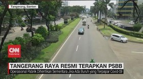 VIDEO: Tangerang Raya Resmi Terapkan PSBB