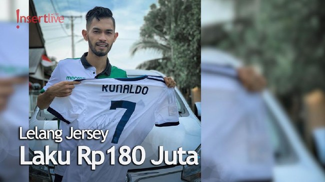 Wow! Jersey Cristiano Ronaldo Milik Martunis Laku Rp180 Juta