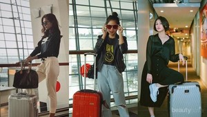 8 Airport Style ala Artis Muda Indonesia, Simple Tapi Stylish!