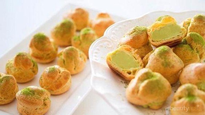 Suka Green Tea? Yuk Coba Resep Bikin Sus Kering Green Tea Ini!