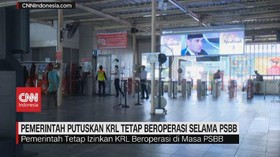 VIDEO: Pemerintah Putuskan KRL Tetap Beroperasi Selama PSBB