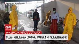 VIDEO: Cegah Penularan Corona, Warga 1 RT Isolasi Mandiri