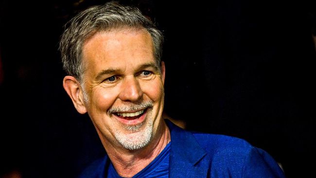 Netflix CEO Reed Hastings is pictured on May 3, 2018 in Lille, northern France during the first edition of the TV Series Mania festival. (Photo by Philippe HUGUEN / AFP)