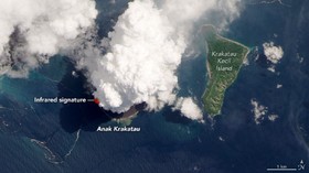 Gunung Anak Krakatau Erupsi 9 Kali, BMKG Keluarkan Peringatan