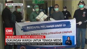 VIDEO: Dukungan Warga untuk Tenaga Medis
