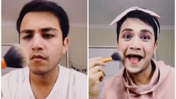 Aksi Kocak Rizky Alatas dan Para Suami Ikut Pass the Brush Challenge