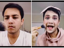 Aksi Kocak Rizky Alatas dan Para Suami Ikut Pass the Brush Challenge