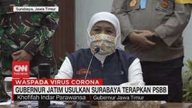 VIDEO: Gubernur Jatim Usulkan Surabaya Terapkan PSBB
