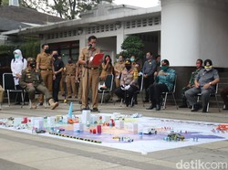 Gelar Simulasi PSBB, Pemkot Bandung Siapkan Sanksi Bagi Pelanggar