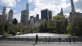 FOTO: Di Central Park Tanpa Puluhan Juta Orang