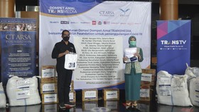 Transmedia-CT ARSA Salurkan Donasi ke-3 untuk Lawan Covid-19