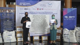 Transmedia-CT ARSA Salurkan Donasi ke-3 untuk Lawan Covid-19