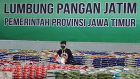 21 Karyawan Positif Corona, Lumbung Pangan Jatim Tetap Buka