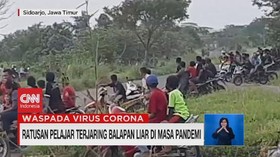 VIDEO: Ratusan Pelajar Terjaring Balapan Liar di Masa Pandemi