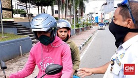 PSBB Ambon, Warga Tak Pakai Masker Didenda Rp50 Ribu