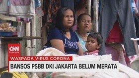 VIDEO: Bansos PSBB DKI Jakarta Belum Merata