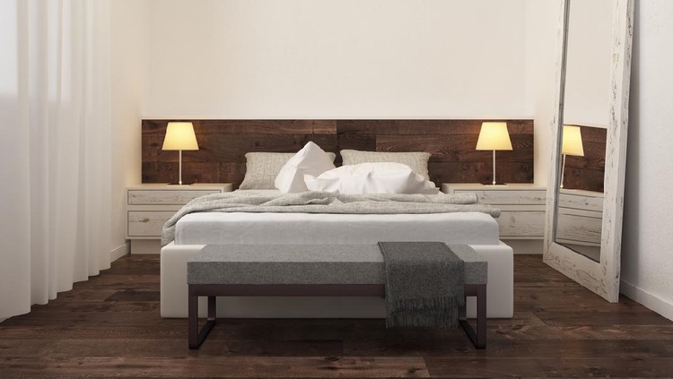 Bright small cozy room with sophisticated decorations