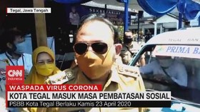 VIDEO: Kota Tegal Terapkan PSBB Mulai Kamis 23 April