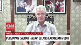 VIDEO: Ganjar Sambut Baik Larangan Mudik Jokowi