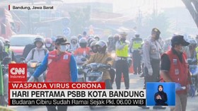 VIDEO: Melihat Situasi Hari Pertama PSBB Kota Bandung