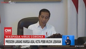VIDEO: Presiden Larang Warga Asal Kota PSBB Mudik Lebaran
