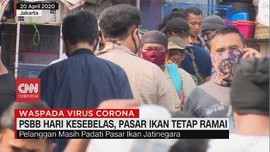 VIDEO: PSBB Hari Kesebelas, Pasar Ikan Tetap Ramai
