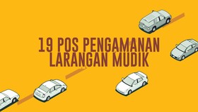 INFOGRAFIS: 19 Pos Pengamanan Cegat Pemudik Pulang Kampung