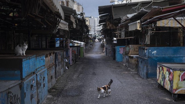 FOTO: Wajah Sunyi Tel Aviv Karena Pandemi