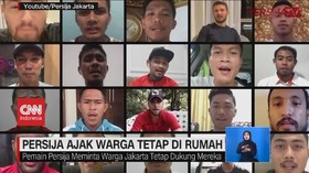 VIDEO: Persija Ajak Warga Tetap di Rumah