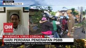 VIDEO: Hari Perdana Pemberlakuan PSBB di Bandung