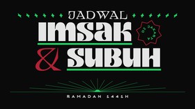 INFOGRAFIS: Jadwal Imsak Ramadan 2020 di DKI Jakarta