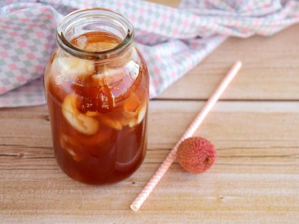 Menu Takjil: Resep Lychee Tea Punch, Minuman Praktis yang Menyegarkan