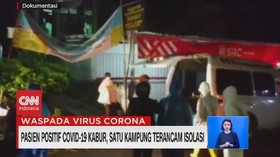VIDEO:Pasien Positif Corona Kabur, 1 Kampung Terancam Isolasi