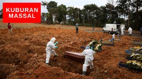 VIDEO: Pemakaman Massal Korban Virus Corona