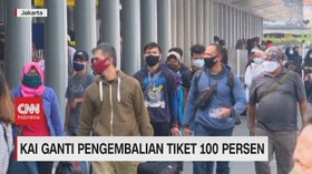 VIDEO: KAI Ganti Pengembalian Tiket 100%