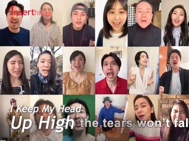 Aksi Deretan Artis Jepang Kampanyekan Social Distancing