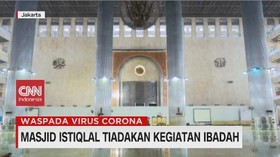VIDEO: Masjid Istiqlal Tiadakan Salat Tarawih