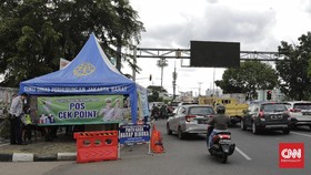 PSBB Transisi DKI, Polisi Tetap Operasikan 67 Pos Pemeriksaan