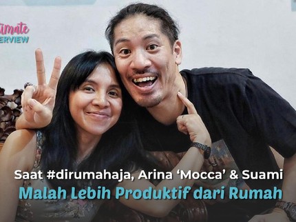 Saat #dirumahaja, Arina 'Mocca' & Suami Malah Lebih Produktif dari Rumah
