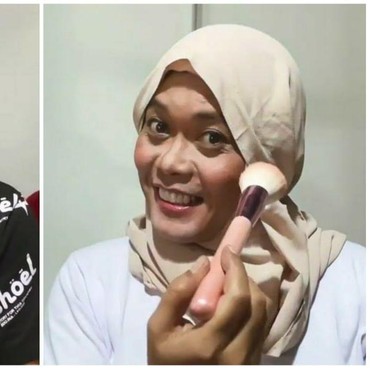 Jawab Tantangan Ariel NOAH, Sule Pilih Pakai Bedak dan Berhijab