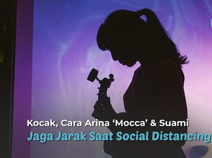Kocak, Cara Arina 'Mocca' & Suami Jaga Jarak Saat Social Distancing