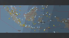 Foto Satelit Udara RI Sepi Usai Larangan Terbang Imbas Corona