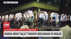 VIDEO: Ponpes Mambaul Hikam Tetap Gelar Salat Tarawih Kilat